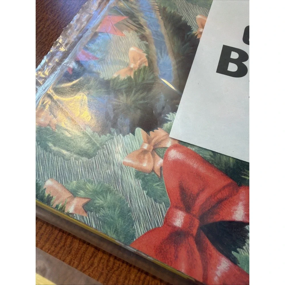 Vintage Christmas Wrapping Paper Flat Sheets 2 Packages Of 10 Sheets (20 Total)